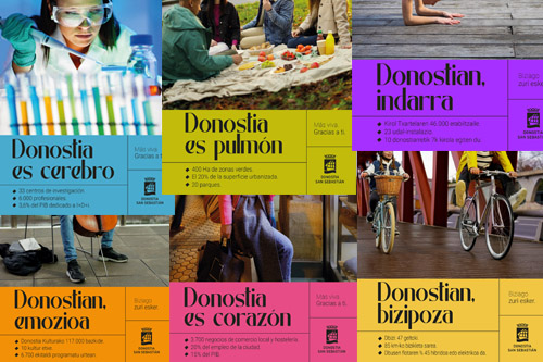 Donostia Bizipoza branding